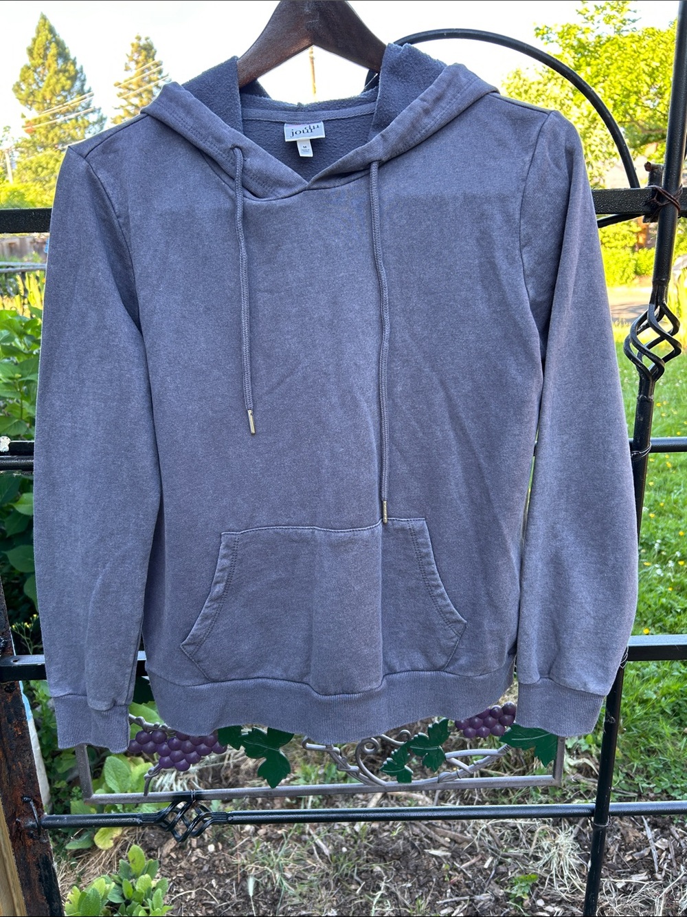 Belle du jour black/dark gray lightweight hoodie size M